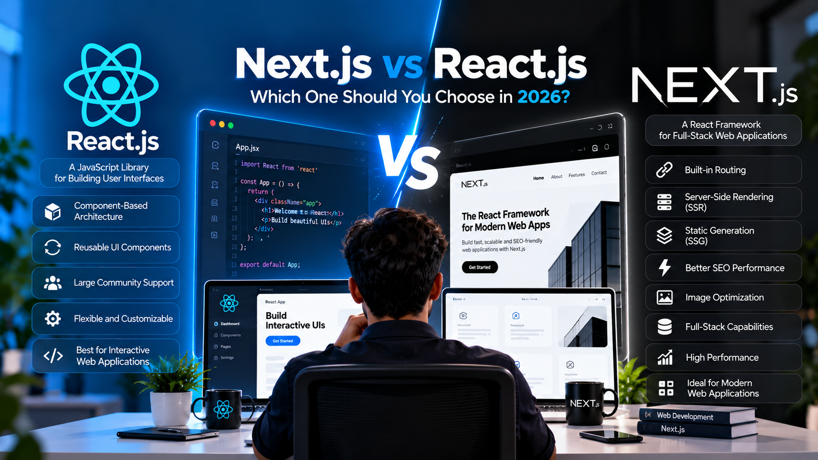 Next.js vs React.js: Which One Should You Choose in 2026?